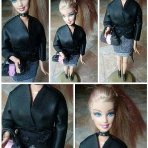 barbie with pink highlights